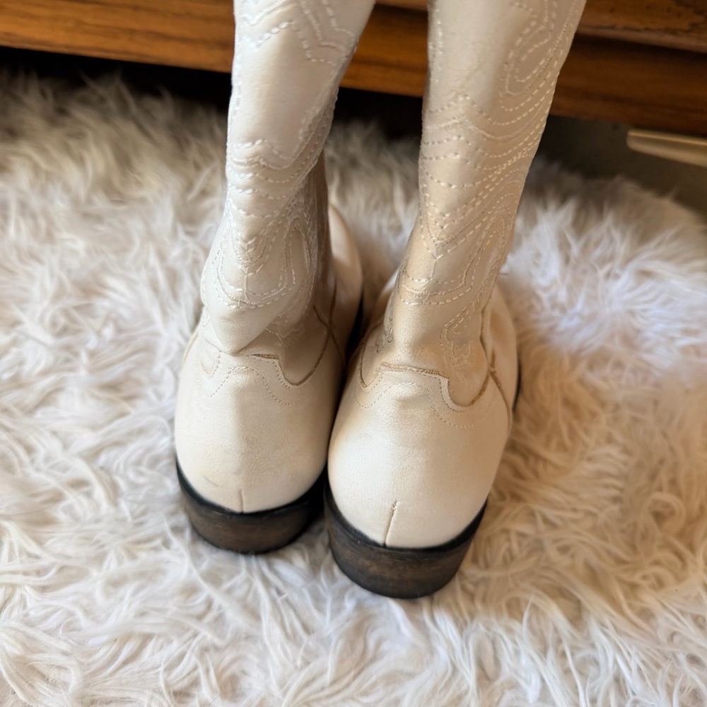 COCONUTS by Matisse gaucho women’s western boot white size 9 - Picture 6 of 9